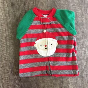 EUC Santa footies size 3-6